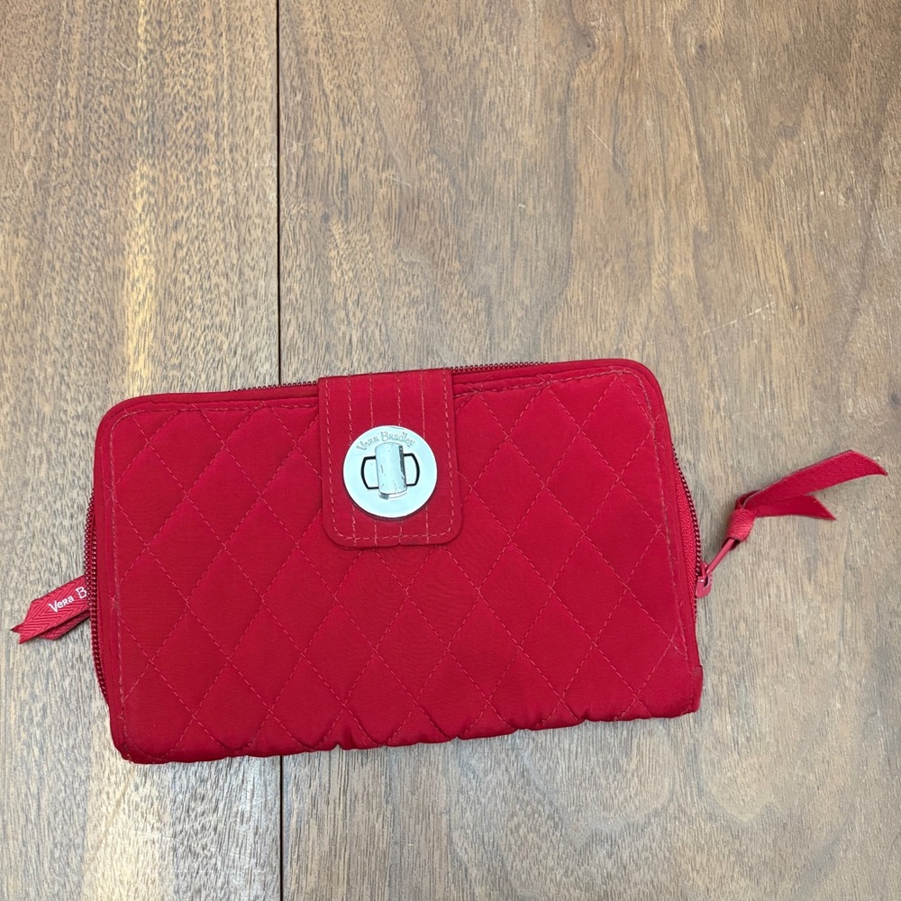 Vera Bradley Red Quilted Wallet